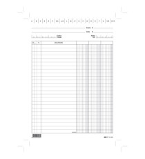 Schede - 3 colonne - 24 x 17 cm verticale - Edipro - conf. 100 pezzi