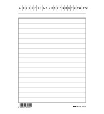 Schede in cartoncino rigate - 10,5 x 15 cm verticale - Edipro - conf. 100 pezzi