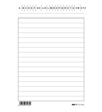 Schede in cartoncino rigate - 15x10,5 cm verticale - Edipro - conf. 100 pezzi Schede in cartoncino rigate - 15x10,5 cm verticale - Edipro - conf. 100 pezzi