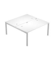 Scrivania Agorà a 2 postazioni contrapposte - 180 x 168 x 72,5 cm - bianco Scrivania Agorà a 2 postazioni contrapposte - 180 x 168 x 72,5 cm - bianco