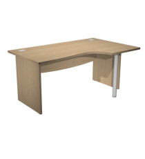 Scrivania Agorà Direction Compact - DX - fianco pannello - L 160 cm - rovere Scrivania Agorà Direction Compact - DX - fianco pannello - L 160 cm - rovere