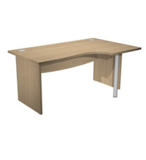 Scrivania Agorà Direction Compact - DX - fianco pannello - L 160 cm - rovere Scrivania Agorà Direction Compact - DX - fianco pannello - L 160 cm - rovere