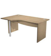 Scrivania Agorà Direction Compact - SX - fianco pannello - L 180 cm - rovere Scrivania Agorà Direction Compact - SX - fianco pannello - L 180 cm - rovere