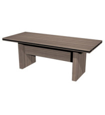 Scrivania direzionale Elegance - 210 x 90 cm - noce toscano