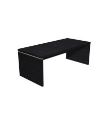 Scrivania direzionale Prestige - 210 x 90 x 74 cm - nero venato