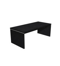 Scrivania direzionale Prestige - 210 x 90 x 74 cm - nero venato