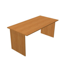 Scrivania Easy - lineare - 120 x 80 x 72 cm - noce chiaro