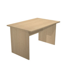 Scrivania Easy - lineare - 120 x 80 x 72 cm - rovere