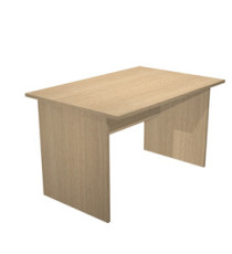 Scrivania Easy - lineare - 120 x 80 x 72 cm - rovere