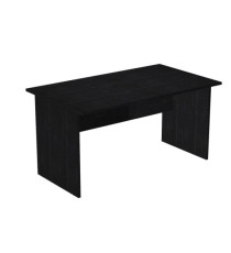 Scrivania Easy - lineare - 140 x 80 x 72 cm - nero venato