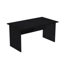 Scrivania Easy - lineare - 140 x 80 x 72 cm - nero venato