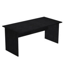 Scrivania Easy - lineare - 160 x 80 x 72 cm - nero venato