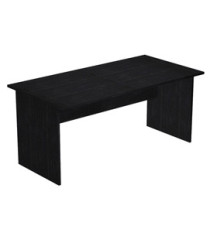 Scrivania Easy - lineare - 160 x 80 x 72 cm - nero venato