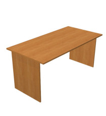 Scrivania Easy - lineare - 160 x 80 x 72,9 cm - noce chiaro Scrivania Easy - lineare - 160 x 80 x 72,9 cm - noce chiaro