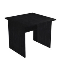 Scrivania Easy - lineare - 80 x 80 x 72 cm - nero venato