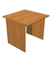 Scrivania Easy - lineare - 80 x 80 x 72 cm - noce chiaro