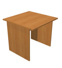 Scrivania Easy - lineare - 80 x 80 x 72 cm - noce chiaro