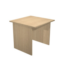 Scrivania Easy - lineare - 80 x 80 x 72 cm - rovere