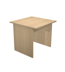 Scrivania Easy - lineare - 80 x 80 x 72 cm - rovere