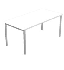 Scrivania Easy Plus - lineare - 120 x 80 x 72,5 cm - bianco