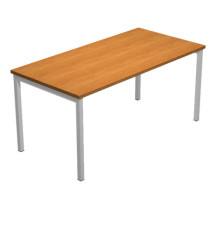 Scrivania Easy Plus - lineare - 120 x 80 x 72,5 cm - noce chiaro