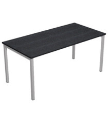 Scrivania Easy Plus - lineare - 140 x 80 x 72,5 cm - nero venato