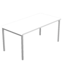 Scrivania Easy Plus - lineare - 160 x 80 x 72,5 cm - bianco