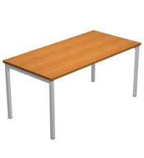 Scrivania Easy Plus - lineare - 160 x 80 x 72,5 cm - noce chiaro