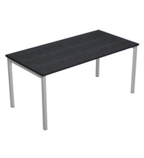 Scrivania Easy Plus - lineare - 180 x 80 x 72,5 cm - nero venato