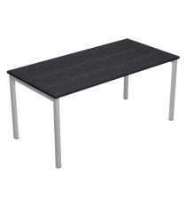 Scrivania Easy Plus - lineare - 180 x 80 x 72,5 cm - nero venato