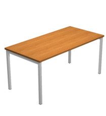 Scrivania Easy Plus - lineare - 180 x 80 x 72,5 cm - noce chiaro