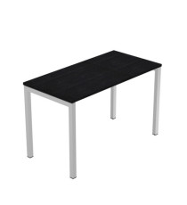 Scrivania Easy Plus - per smartworking - 120 x 60 x 72,5 cm - nero venato frassino