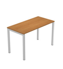 Scrivania Easy Plus - per smartworking - 120 x 60 x 72,5 cm - noce chiaro