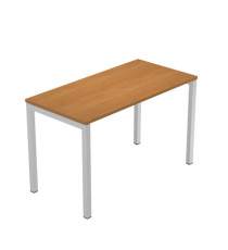 Scrivania Easy Plus - per smartworking - 120 x 60 x 72,5 cm - noce chiaro