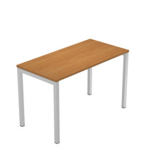 Scrivania Easy Plus - per smartworking - 120 x 60 x 72,5 cm - noce chiaro