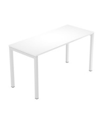 Scrivania Easy Plus - per smartworking - 140 x 60 x 72,5 cm - bianco