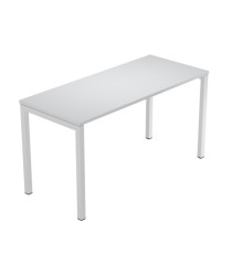 Scrivania Easy Plus - per smartworking - 140 x 60 x 72,5 cm - grigio
