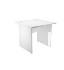 Scrivania Operativa Agorà Basic - fianchi melaminico - 80 x 80 x H 73 cm - bianco