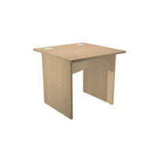 Scrivania Operativa Agorà Basic - fianchi melaminico - 80 x 80 x H 73 cm - rovere