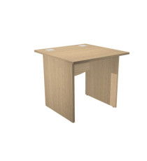 Scrivania Operativa Agorà Basic - fianchi melaminico - 80 x 80 x H 73 cm - rovere