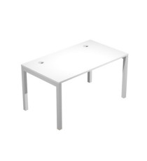 Scrivania singola Agorà - 140 x 80 x 72,5 cm - bianco