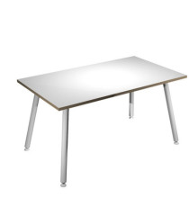 Scrivania Skinny Metal - 140 x 80 x H 74,4 cm - bianco