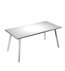 Scrivania Skinny Metal - 160 x 80 x H 74,4 cm - bianco