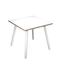 Scrivania Skinny Metal - 80 x 80 x H 74,4 cm - bianco