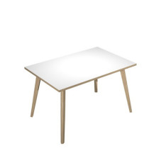 Scrivania Woody - 120 x 80 x H 74,4 cm - rovere / bianco