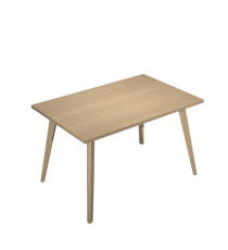 Scrivania Woody - 120 x 80 x H 74,4 cm - rovere / rovere