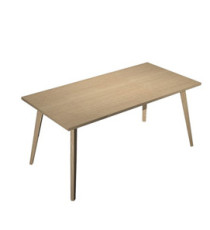 Scrivania Woody - 160 x 80 x H 74,4 cm - rovere / rovere