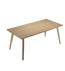 Scrivania Woody - 180 x 80 x H 74,4 cm - rovere