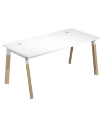 Scrivania Woody Superior - 160 x 80 x 72,5 cm - piano bianco