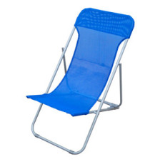 Sdraio pieghevole Beach - 70 x 72 x 45 cm - acciaio verniciato/texilene - blu - Garden Friend Sdraio pieghevole Beach - 70 x 72 x 45 cm - acciaio verniciato/texilene - blu - Garden Friend